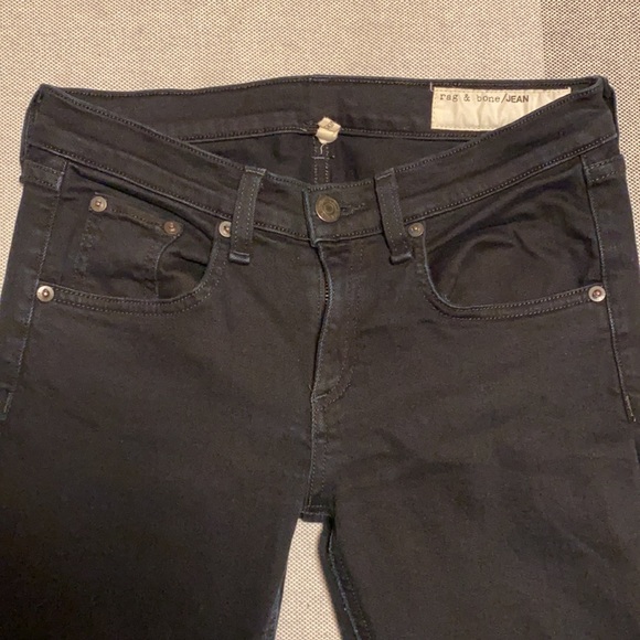 Rag & Bone black skinny jeans - Size 25 - Picture 2 of 4